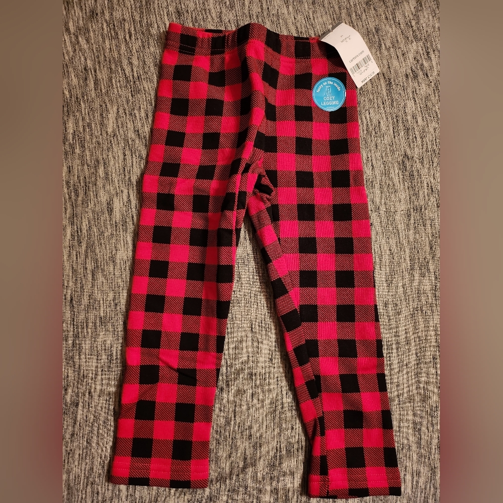 Carter's 3t fuzzy lined leggings